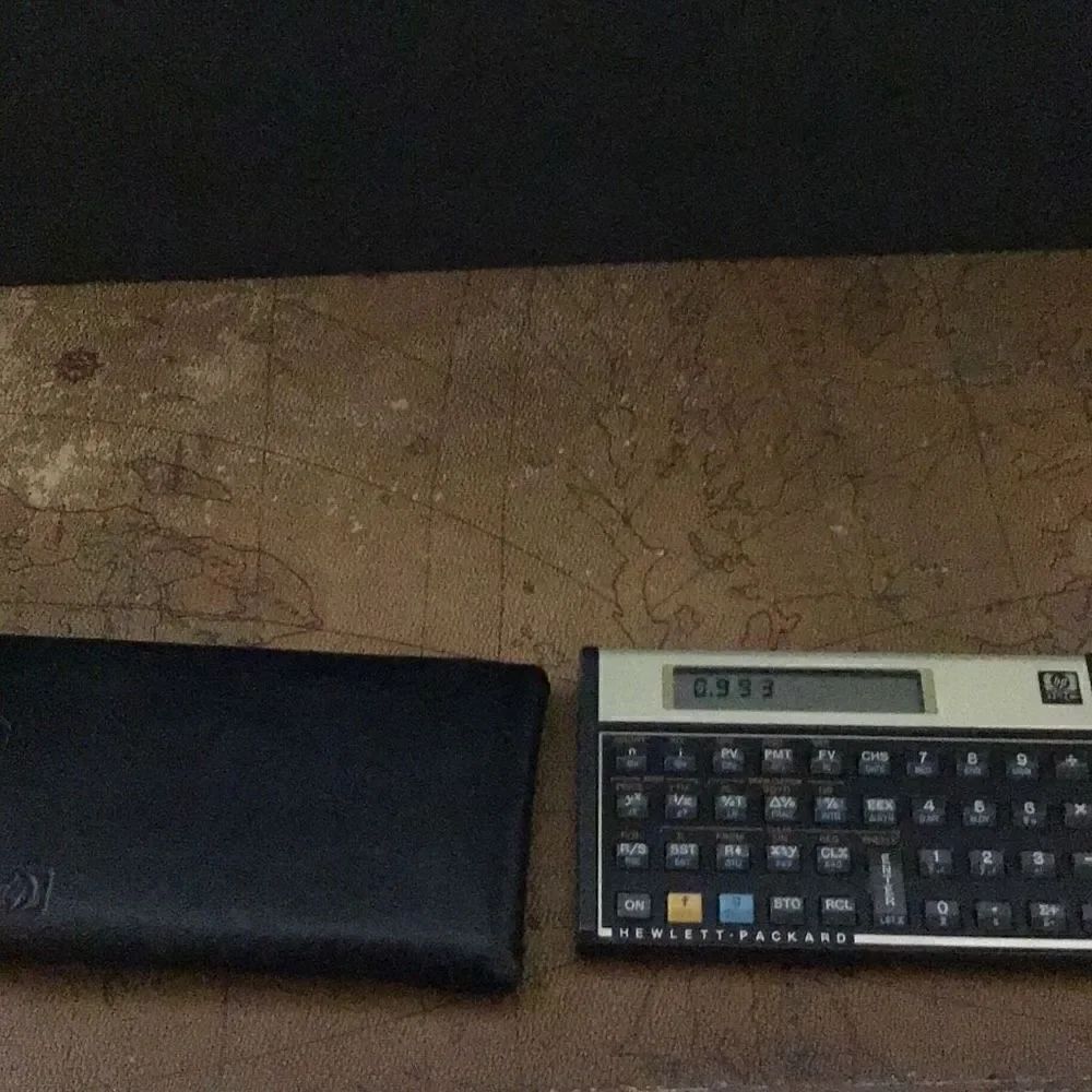 Vintage Hewlett, Packard, 12 C calculation device